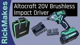 Altocraft 20V Brushless Impact Driver [upl. by Billie]