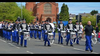 Camlachie Loyal Star FB Scotland  Ballysillan Memorial Parade 200523 [upl. by Ilsel932]