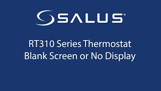 RT310 Series Thermostat  Blank Screen or No Display [upl. by Gambrell461]