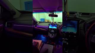 Makin Menyala Honda CRV turbo dengan pemasangan Ambient Light LED interior ini aksesorismobil [upl. by Deuno]