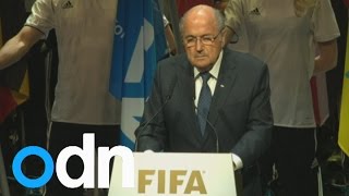 FIFAs Sepp Blatter says he cannot monitor everyone in football [upl. by Hedges481]