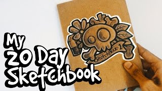 My quot20 DAYquot Sketchbook [upl. by Devaney]