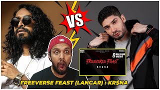 EMIWAY VS KRNA Part 1 reaction FREEVERSE FEAST LANGAR  KRNA [upl. by Venterea]