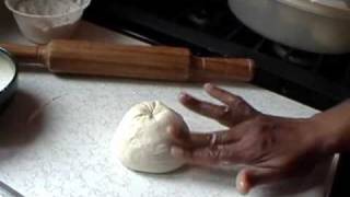 Making The Dough For Buss Up Shut Roti [upl. by Aifas]