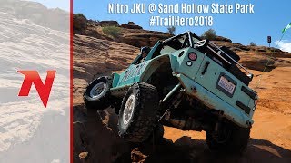 Our LS Swapped Jeep Wrangler  Sand Hollow State Park  Trail Hero 2018 [upl. by Anniram200]