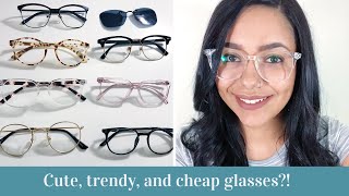 Zenni Optical Review and Try On Haul  Cheap Online Glasses [upl. by Ainer287]