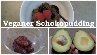 Veganer Schokopudding  super einfach [upl. by Symer]