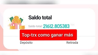 toptrx como generar más ingresos fácil y rápido invierto 150trx más 🥳🥳🚀😁😁😁 [upl. by Alyhc149]