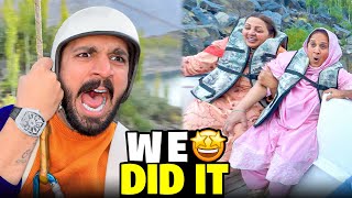 We did Deadly zip line and speed boat😱Dawat at Local skardu house🙏🏻 [upl. by Eanaj]