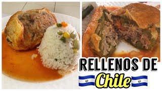 CÓMO HACER CHILES RELLENOS SALVADOREÑOS [upl. by Hagile]