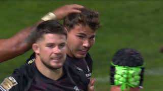 TOP 14  Essai de Antoine DUPONT ST  Stade Toulousain – ASM Clermont [upl. by Nylitsirk]