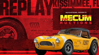 Mecum Auto Auctions Day 2 Livestream  Replay 11422  MotorTrend [upl. by Iilek870]