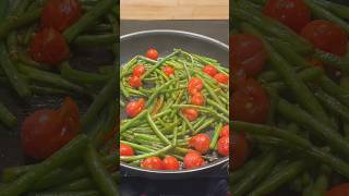 Delicious Sautéed Green Beans vegetables sidedish easyrecipe shorts [upl. by Petunia]