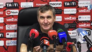 Dinamo  Farul 02 etapa 10 Declarații Gheorghe Hagi la conferința de presă [upl. by Elconin]