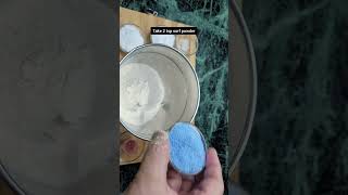 Homemade Pitambari Powder cleaning pitambari DIY shorts surf citricacid salt bakingsoda [upl. by Hedi]