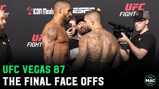 UFC Vegas 87 Final Face Offs “Tomorrow I will knock you the f out” [upl. by Adalia804]