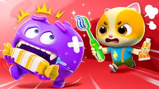 Brush Your Teeth  Good Habits Song  Kids Song  Kids Cartoon  MeowMi Family Show [upl. by Damiani]