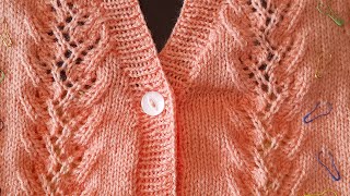 KAL cardigan de sluiting en knoopsgaten [upl. by Esimorp64]