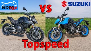 Suzuki GSX8S vs Suzuki GSX8S A2  TOPSPEED Comparison  GPS [upl. by Romeo]