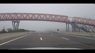 Morocco Very empty Highway A1 on sunday morning  Oued Cherrat Bouznika El Mansouria Mohammedia [upl. by Yadroc825]