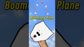 This is a pro level boomerang plane  How to make a paper airplane  boomerang plane 🤩 [upl. by Wendell]