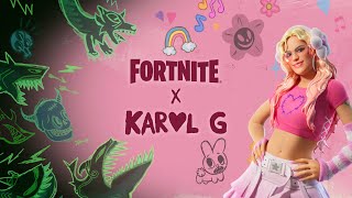 Karol G MSB Fortnite  Teaser Trailer [upl. by Dnomal]