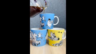 Moomin Mugs 💙💛 shorts moomin [upl. by Nosloc]