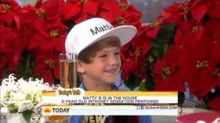 MattyBRaps LIVE on the Today Show  Ice Ice Baby [upl. by Pilar]