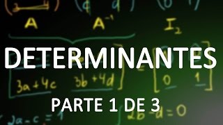 Determinantes parte 1  Matrizes 2x2 e 3x3 [upl. by Oiramrej]