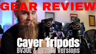 GEAR REVIEW  Cayer Tripods BV30L BV25LH Comparison  Features  Review [upl. by Phippen]