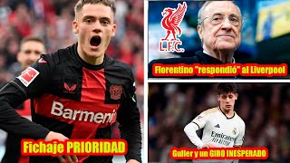 Fichaje PRIORIDAD  Florentino quotrespondióquot al Liverpool  Guller y un GIRO INESPERADO [upl. by Idel]