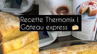 Recette Thermomix  Gâteau Express aux amandes  🍰 👩🏻‍🍳 [upl. by Airbma]