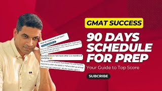 How to Build A GMAT Preparation Schedule Score Improvement in 90 Days [upl. by Nnylarej]