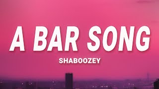 Shaboozey  A Bar Song Tipsy Lyrics [upl. by Hanikehs]