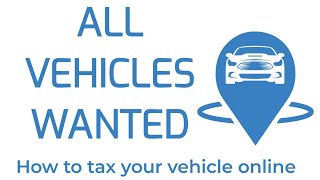 How to tax your new or existing vehicle online Help with DVLA or Govuk when taxing a car or bike [upl. by Billmyre839]