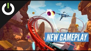 Rollercoaster Tycoon Joyride PSVR Gameplay [upl. by Nauqe]