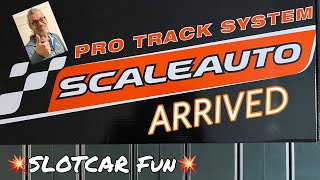 my New Slot Car Track from Scaleauto Pro Track System is arrived [upl. by Tadio]