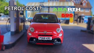 How MUCH does a tank of petrol COST in my ABARTH 595 [upl. by Themis]