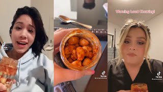 PICKLED GARLIC TIKTOK TREND COMPILATION [upl. by Nyrad]