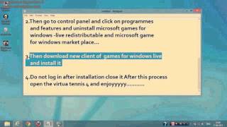 how to fix failed to initialize games for windows live  Virtual Tennis 4 [upl. by Weksler]