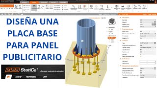 Diseña una placa base para panel publicitario con IDEA Statica [upl. by Palua138]