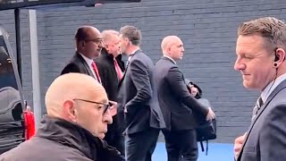 Omar Berrada and Dan Ashworth arriving for Ruben Amorim first Manchester United game [upl. by Desi]