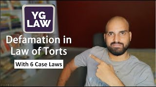 Defamation Essentials Defences and case laws  Law of Torts [upl. by Eecats]