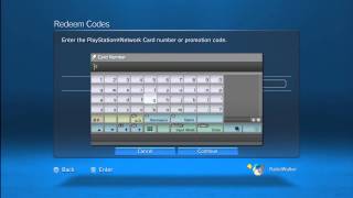 How to Redeem Voucher Codes on the PlayStation 3 [upl. by Sherwynd942]