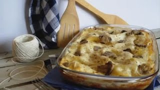 Lasagne bianche con funghi e salsiccia [upl. by Mastic]