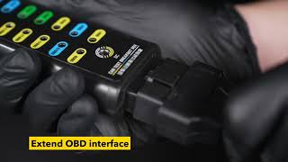 AUTOOL OBD II Protocol Detector ampBreakout Box [upl. by Aihsot]