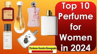 Top 10 Perfumes for Women in 2024 [upl. by Shela]