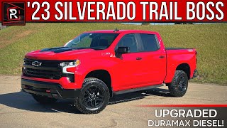 The 2023 Chevrolet Silverado Trail Boss Is A Torque Rich Diesel Powered OffRoad Truck [upl. by Kcin424]