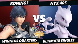 Show Me Your Moose 2  RoninG3 Chrom Vs Nyx405 Joker Pichu Mewtwo Smash Ultimate  SSBU [upl. by Ihn101]