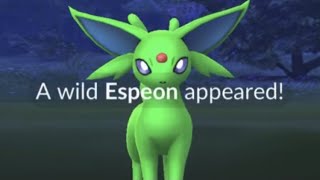 I caught a shiny wild Espeon [upl. by Redle441]